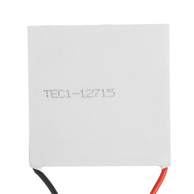 TEC1  12715 12V Heatsink Cooling Peltier TEC Semiconductor Thermoelectric Cooler 50mm 50mm 3 3mm