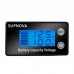 SUPNOVA LCD Two  wire Voltage and Electricity Meter DC Digital Display Voltmeter  Blue