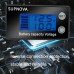 SUPNOVA LCD Two  wire Voltage and Electricity Meter DC Digital Display Voltmeter  Blue