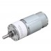 JGB37  550 Large Torque Gear Motor DC12V Reducer Motors Reversed with Metal Gearbox Cooling Fan