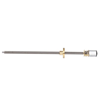 DC 12V 60 100 200 300 400RPM N20 Deceleration Gear Motor with T5x150MM T  type Quick Thread Output Shaft